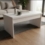 Mesa ratona elevable y extensible para guardar 2 puff de 40x40 (no viene con puff) - Image 4